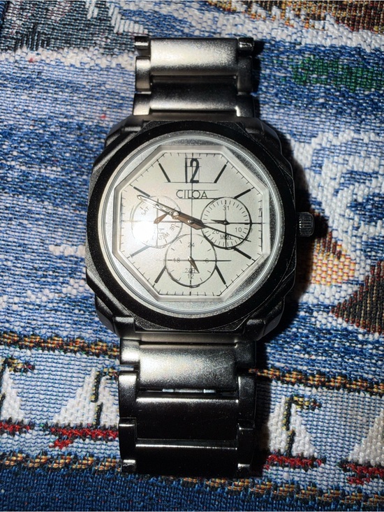 Other - CITDA Men's Multi-Function Silver Tone Watch